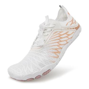 Imagem de Barefoot Shoes DOTH Pro Footwear, biqueira larga para mulheres, branca