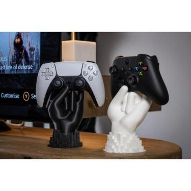 Imagem de Suporte Controle Xbox Playstation RETRO Celular Formato Mão Decoração 