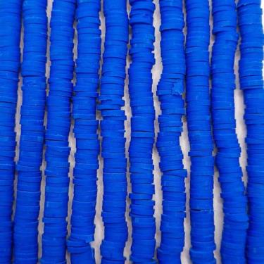 Imagem de Miçanga Passante Fio Disco Fimo Azul 6mm 300pçs 14g - Macall