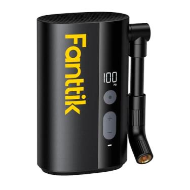 Imagem de Bomba de Ar X9 Ace Elétrica Portátil para Pneu de Bicicleta, Moto, Patinete e Bolas. Compressor Digital com Display, Calibrador Preciso. Ideal para Ciclismo