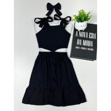 Imagem de Vestido Vermelho Infantil feminino moda festa natal ano novo modinha m