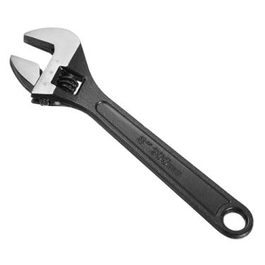 Imagem de PATIKIL Mini chave ajustável 20 cm 45 # aço escurecimento pequena chave inglesa ajustável chave de bolso de mandíbula larga com chaveiro pendurado para indústria de reparos domésticos micro