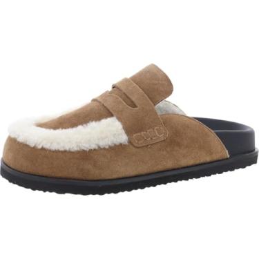 Imagem de Steve Madden Tomlin Mule feminino, Camurça castanha, 41