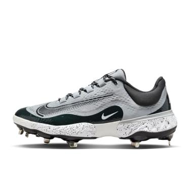 Imagem de Nike Tênis masculino Alpha Huarache Elite 4 Baseball Metal Baseball DJ6521, Cinza lobo/branco/cinza escuro fumê, 40