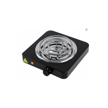 Imagem de Fogão Elétrico de Indução, Portátil, 1 Boca, 1000W, 220V, Preto, Base Antiderrapante, 21x21x6cm, Controle de Temperatura 80-500°C