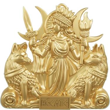 Imagem de Estátua Hecate - Deusa grega - Alto Relevo - Versão 8 (Cor Ouro)