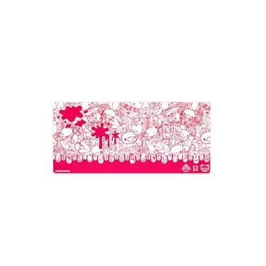 Imagem de STARFORGE Best Frenemies - Tapete de mesa para jogos de urso sombrio - mouse e teclado grande estendido