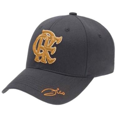 Imagem de Boné Flamengo Zico Bordado Licenciado Supercap