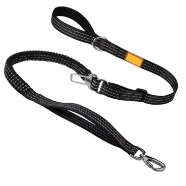 Imagem de Coleira para animais de estimação de 1,5 m/1,8 m, perfurador à prova de explosão, gancho de metal de rotação de 360°, adequado para cães, com tira refletiva, versão de corda redonda/plana, equipamento