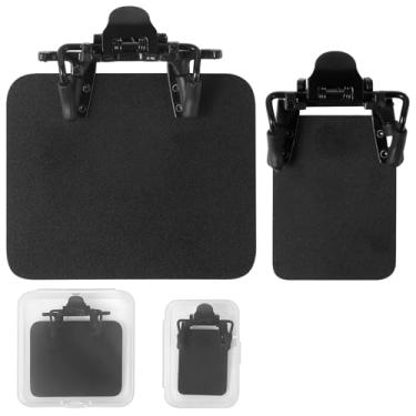 Imagem de 2 peças de tapa-olhos ajustáveis para tiro, escudos de vidro padrão com estojos de armazenamento, máscaras verticais e horizontais para competições de treinamento