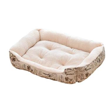 Imagem de Cama para dormir para cama de cachorro, almofada térmica antiderrapante para sofá enchimento removível almofada para animais de estimação cães e gatos