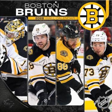Imagem de TURNER SPORTS Calendário de parede do time Boston Bruins 2026, 30,5 x 30,5 cm (26998011932)
