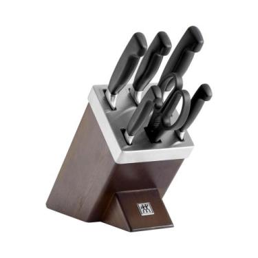 Imagem de Bloco de Facas Inox FOUR STAR 7 Pçs - Zwilling