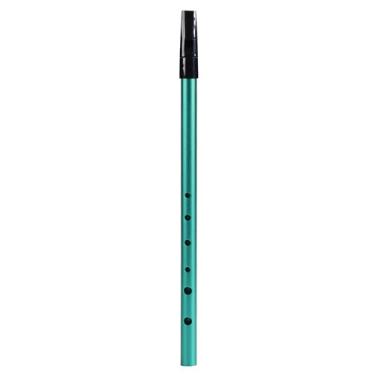 Imagem de LiebeWH C Key Irish Whistle 6 Hole Tin Whistle Wind Instrumento Musical ABS Bocal de Resina Com Armazenamento Bolsa Ideal para Iniciantes, Intermediários, Especialistas (GREEN)