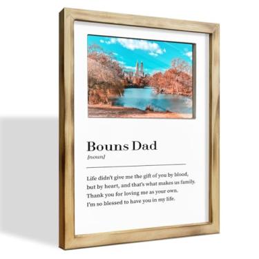 Imagem de Presente de foto bônus para pai, porta-retrato 20 x 25 com definição de avó, presente de aniversário para avó, dia das mães, presente de Natal ou ação de graças para a vovó, decoração rústica para