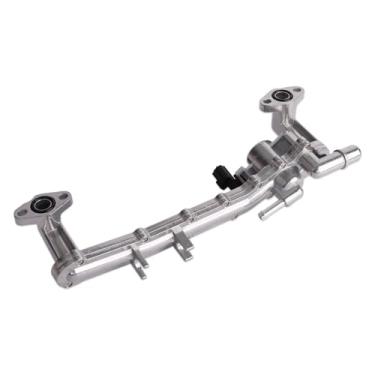 Imagem de MITZONE Tubo coletor de água de refrigeração de alumínio compatível com Land Rover Range Rover Sport 2011-2020 Jaguar F-Type XJR XJR575 XJ XFR-S XFR XF 5.0L V8