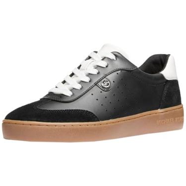 Imagem de Michael Kors Tênis feminino Scotty com cadarço, Preto 1, 36