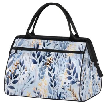 Imagem de Bolsa pequena para o fim de semana para mulheres, homens, flores, girassol, papoula, retrô, dobrável, bolsa de viagem, Cor: 30, 15.2*8.3*11.6 inch, Moderno