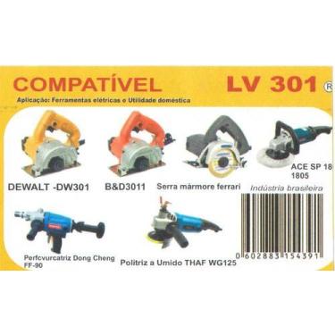 Imagem de Escova Carvão Serra Marmore Ferrari B&d Dewalt Dong Thaf Ace - LUVIC