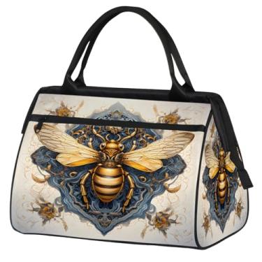 Imagem de Bolsa pequena para o fim de semana, feminina, masculina, rosa, vermelha, dobrável, bolsa esportiva leve para academia, Cor: 27, 15.2*8.3*11.6 inch, Moderno