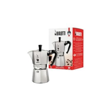 Imagem de Cafeteira Italiana Express, Alumínio, 9 Xícaras, 10cm Diâmetro x 19cm Altura, Modelo Tradicional Europeu