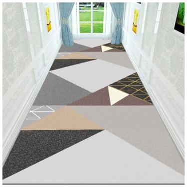 Imagem de SPXMQSS Tapetes de corredor para corredor, tapetes longos, tapetes de cozinha antiderrapantes tapete de cozinha tapete baixo para entrada lavanderia A 120 x 200 cm