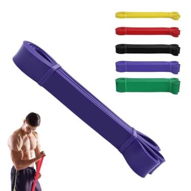 Imagem de Super Band Elástico Para Exercícios Faixa Elástica Resistencia Roxo Pesada Qualidade Premium (Pesada)