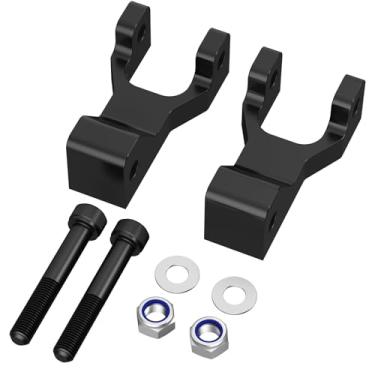 Imagem de NICECNC Kit de rebaixamento frontal para quadriciclo de 3,5" Track 5 cm compatível com Yamaha Raptor 660R 700, YFZ 450, Blaster 200, Banshee 350 YFZ350 87-08, Warrior 350 87-04 compatível com Honda TRX400EX TRX450R