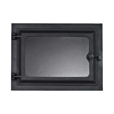 Imagem de Porta Forno Ferro Fundido Com Vidro 28,5X33,5Cm. - Qualidade Garantida