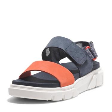 Imagem de Timberland Sandália feminina Greyfield com 2 tiras, Camurça azul escuro, 37