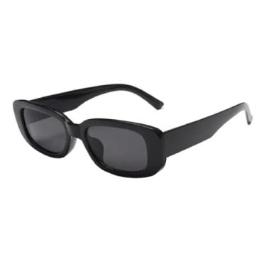 Imagem de Óculos De Sol Masculino/Feminino Vintage Retro Redondo Oval com Proteção UV400 Unissex(01 TIKITOK)