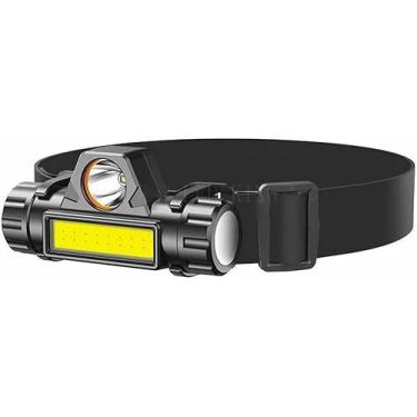 Imagem de Lanterna de Cabeça LED Super Potente Recarregável USB, Bateria de Longa Duração – Para Mecânicos, Pesca em Alto-Mar, Obras, Trilha, Escalada, Camping, Corrida Noturna, Ciclismo e Uso Profissional