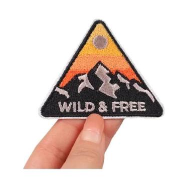 Imagem de Patch De Ferro Para Camping Ao Ar Livre, Adesivo De Bordado Para Roupa