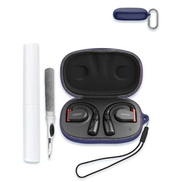 Imagem de Capa para fones de ouvido Cleeer ARC II Sport, sem fio, Bluetooth, sem fio, verdadeiro, com proteção de silicone macio, capa rígida resistente a arranhões e choque, com kit de limpeza, mosquetão e