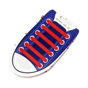 Imagem de 12 Peças De Cadarços De Silicone Sem Amarração, Cadarços Elásticos Par