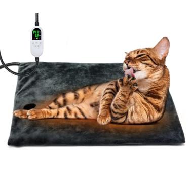 Imagem de Kabaripet Cama aquecida para gatos com temporizador de desligamento automático, tapete de cama aquecido para animais de estimação para gatos e cães LPL-PET-HEAT-07