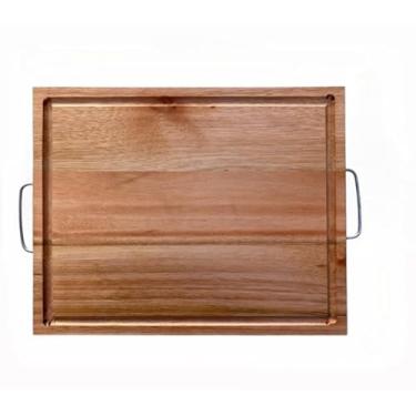 Imagem de Tábua de Churrasco Corte de Carne Madeira Eucalipto(32x40cm)