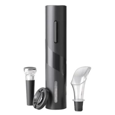 Imagem de Kit Abridor Vinho Elétrico Saca-Rolhas + Decanter Auto