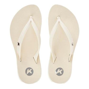 Imagem de Chinelo Kenner Ibiza Pro Candy Feminino Off White - Conforto e Estilo,