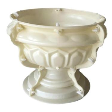 Imagem de oshhni Forma para Vaso de Flores Europeu, Acessórios para Moldagem, Molde para Vaso de Concreto para Artesanato DIY, Decoração de Jardim, Diâmetro 42 Cm