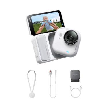 Imagem de Insta360 Go Ultra – Câmera vlogging pequena 4K, câmera mãos-livres, sensor de 1/3.3 cm,...