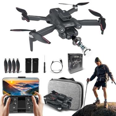 Imagem de Drone com Câmera 6K HD, Drone Profissional, Mini Controle Remoto DroneQuadricóptero com Bolsa de Transporte, 2 Baterias, S1S