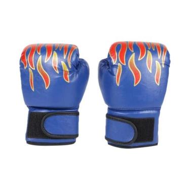 Imagem de Conjunto De Luvas De Boxe MMA Para Crianças Em Couro PU Treinamento Pr