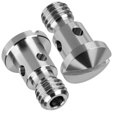 Imagem de Parafuso difusor de cabeça de grupo de máquina de café expresso, parafuso difusor de aço inoxidável compatível com máquinas de café expresso La Marzocco Slayer, parafuso de substituição para tela de