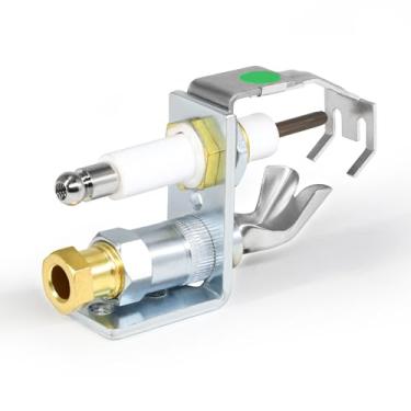 Imagem de Cracubit Queimador piloto tipo alvo Q345A1305 substituição de cabeça de chama para LP NG gás natural e propano, queimador piloto permanente adequado para sistemas piloto intermitente Honeywell S86