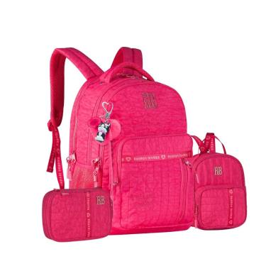 Imagem de Mochila de Costas 19" Lancheira Estojo Box Rebecca Bonbon