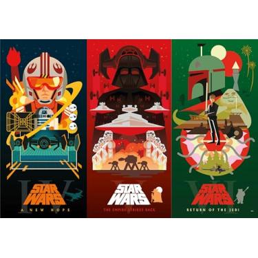 Imagem de Buffalo Games - Silve Select - Star Wars - Trilogia Original - Quebra-cabeça de 2000 peças para adultos - Quebra-cabeça desafiador perfeito para noites de jogo - Tamanho final é 98,50 x 66,50 cm