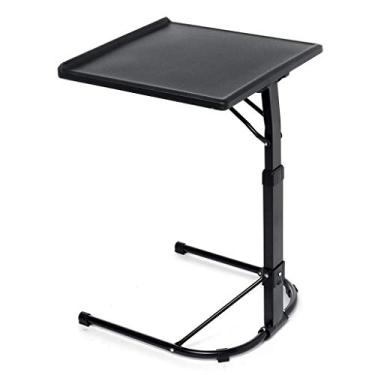 Imagem de Mesa multifuncional dobrável removível para laptop, mesa, mesa de notebook, mesa de cabeceira, sofá-cama, ajustável, mesa de computador portátil
