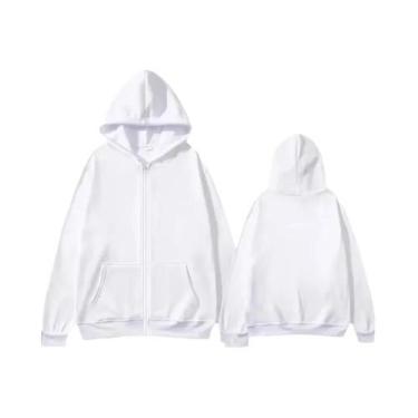 Imagem de Moletom Unissex De Manga Longa Com Zíper E Capuz, Estilo Hip Hop, Casu