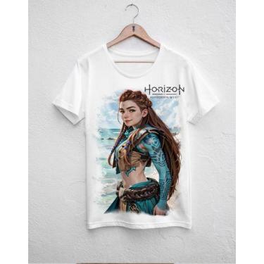 Imagem de Camiseta Adultoe Infantil Horizon Forbidden West Aloy - Balisarts, 10